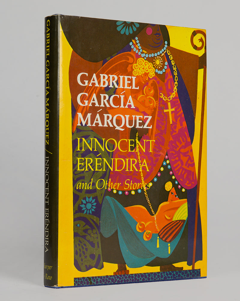 A near-fine first US edition of Gabriel Garcia Marquez's Innocent Erendira and Other Stories.