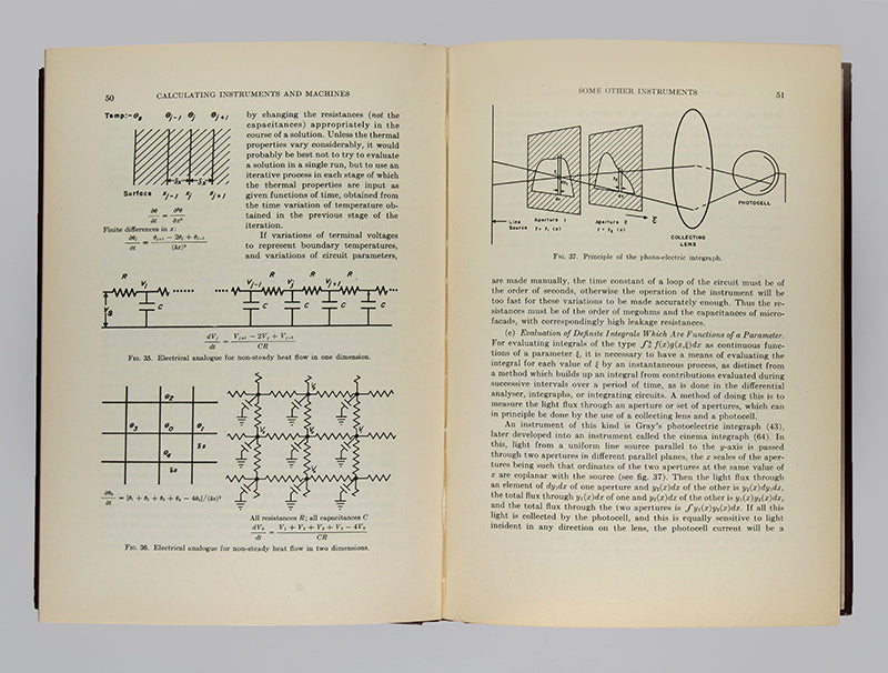 First UK edition of Douglas Hartree's Calculating Instruments and Machines, the first comprehensive account of electronic digital computing.