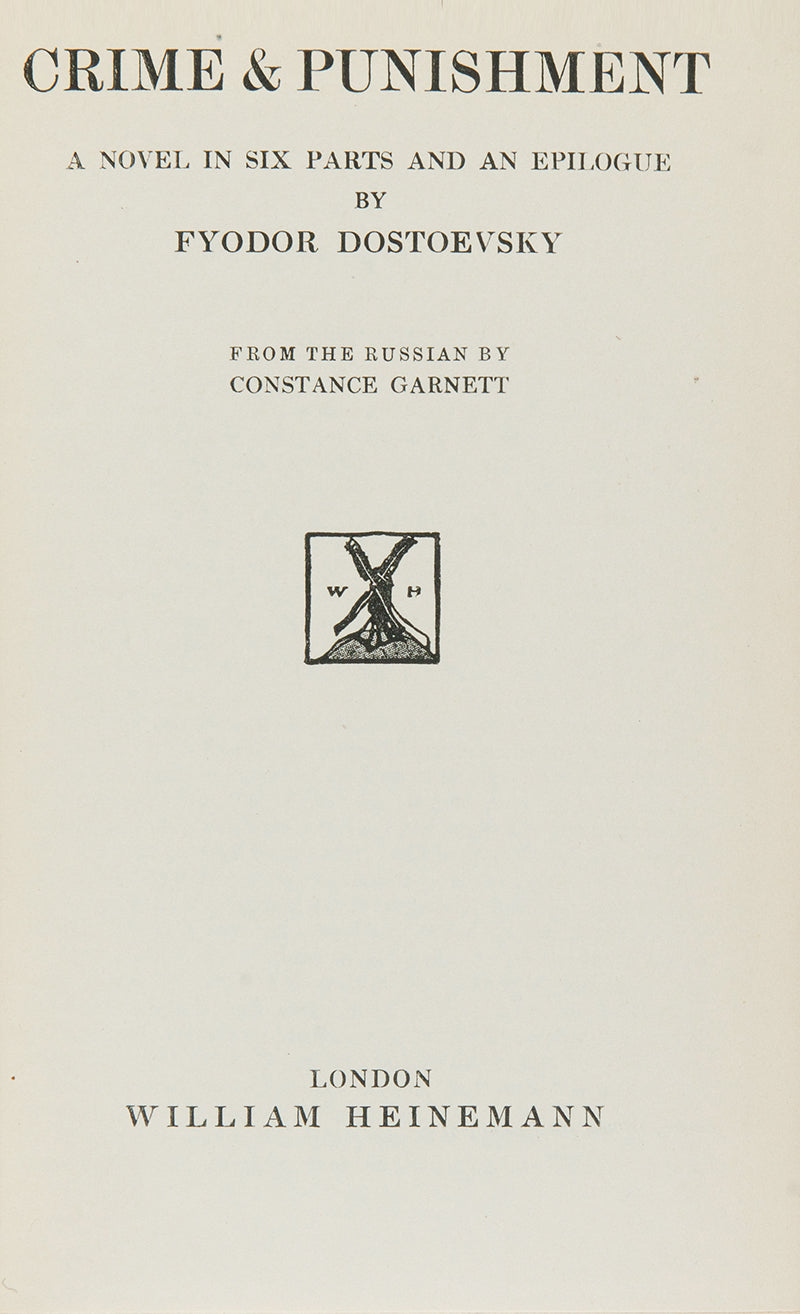 Crime and Punishment.