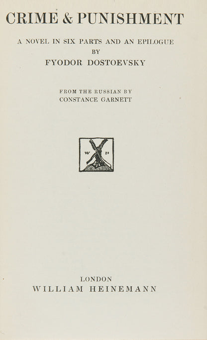 Crime and Punishment.