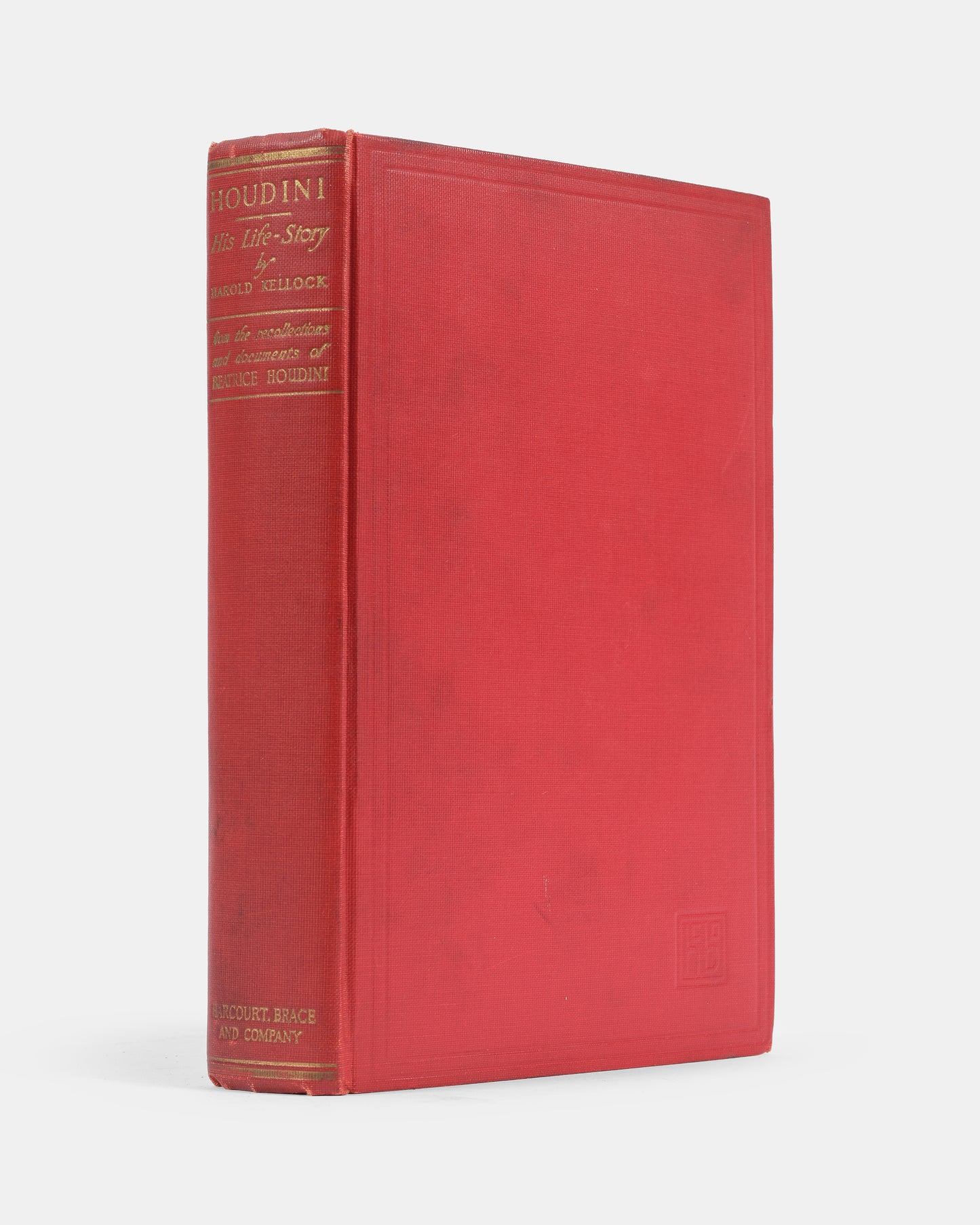 First edition of Houdini by Harold Kellock.