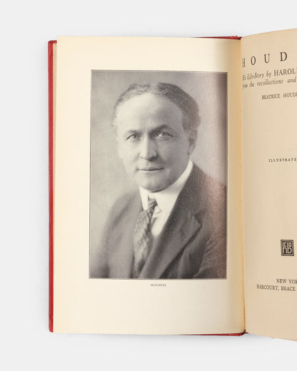 First edition of Houdini by Harold Kellock.