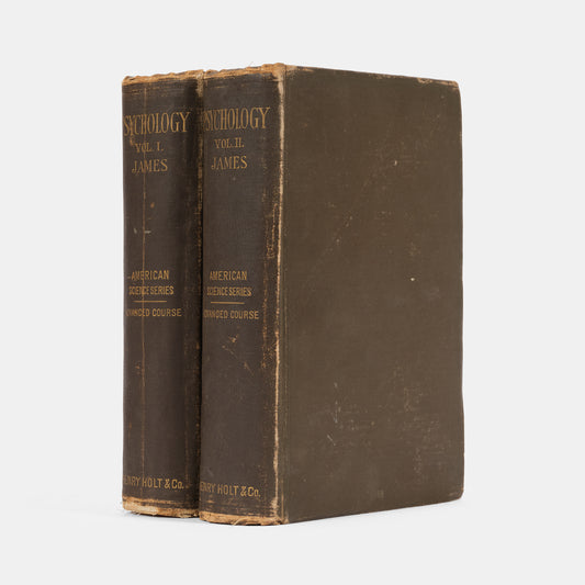 First edition, first printing of the founding text of modern psychology