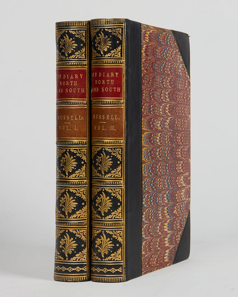 First edition of My Diary North and South by William Russell,  the first modern war correspondent.