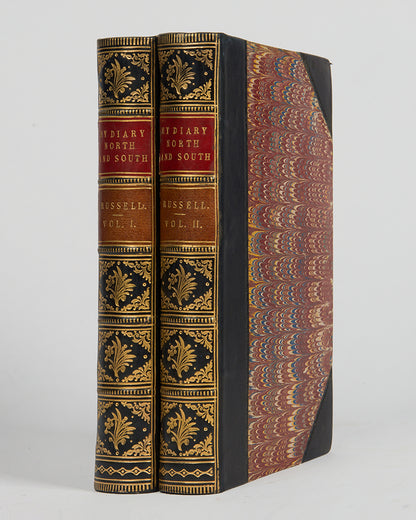 First edition of My Diary North and South by William Russell,  the first modern war correspondent.