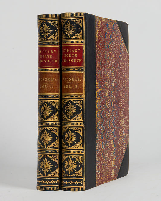 First edition of My Diary North and South by William Russell,  the first modern war correspondent.