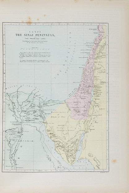 A delightful example of The National Comprehensive Family Bible, illustrated with numerous colour plates and maps