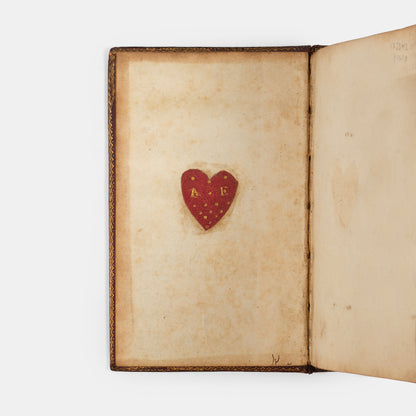 A beautiful example of Richard Allestree's The Whole Duty of Man, well-preserved in this English Restoration red goatskin binding
