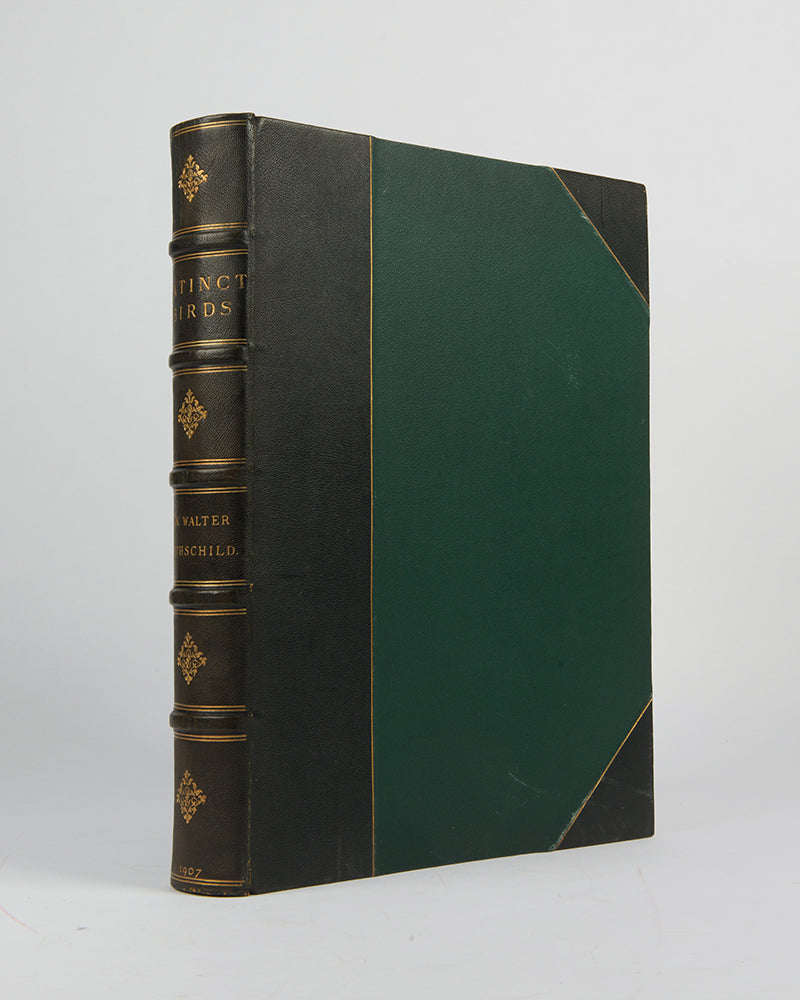 First edition of Lionel Walter Rothschild's important book Extinct Birds, one of the limited edition of 300 numbered and signed copies.