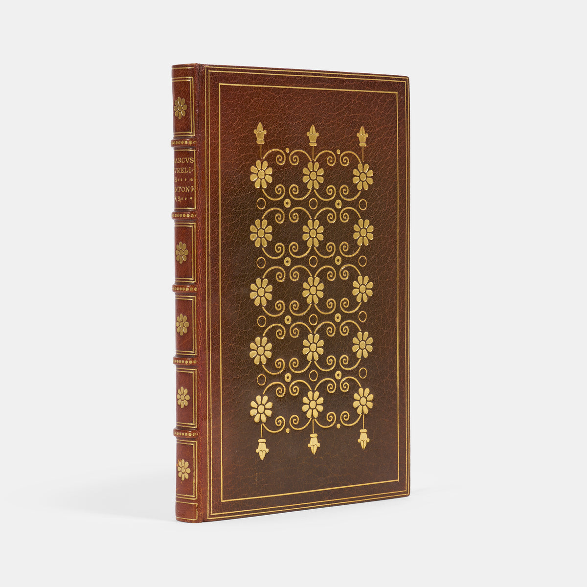A beautiful edition of Marcus Aurelius' meditations in English translation, finely bound by Riviere & Son