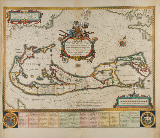 Mappa Aestivarum Insularum, alias Barmudas...