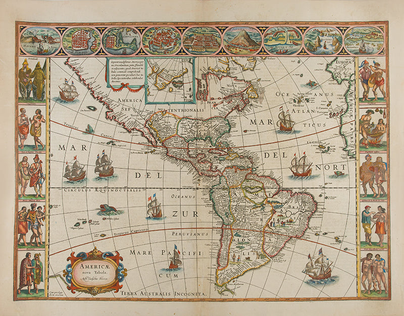 Americae nova tabula.