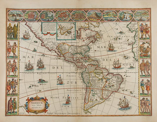 Americae nova tabula.