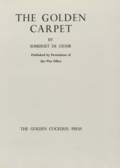 Special presentation copy bound by Sangorski and Sutcliffe.