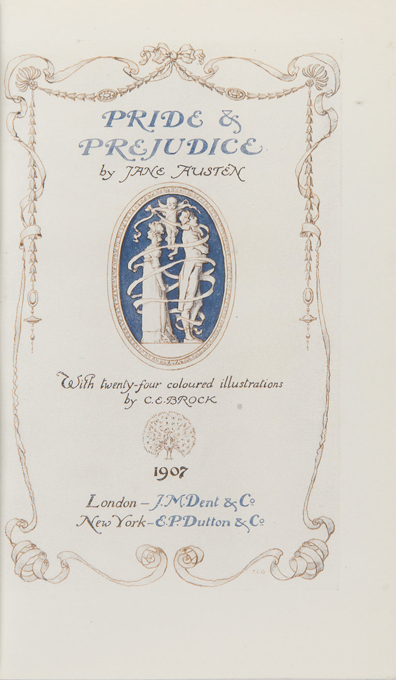 A lovely set of The Novels of Jane Austen, with colour illustrations by C.E. Brock.