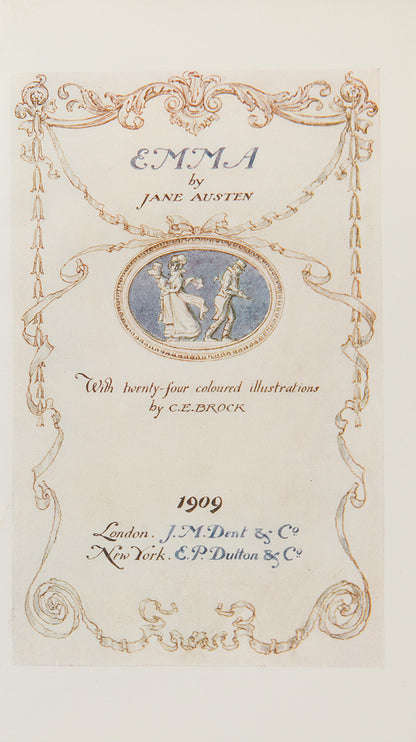 A lovely set of The Novels of Jane Austen, with colour illustrations by C.E. Brock.