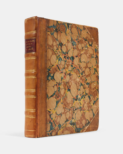 Freya Stark's copy of this first edition of Travels Among the Arab Tribes by James Silk Buckingham, with her bookplate.