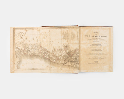 Freya Stark's copy of this first edition of Travels Among the Arab Tribes by James Silk Buckingham, with her bookplate.