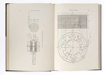 A first edition of the well-illustrated copy of The Tesla High Frequency Coil by George F. Haller and Elmer Tilling Cunningham