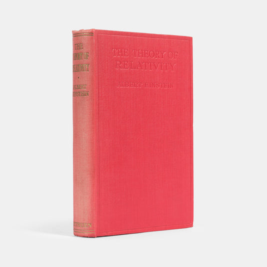 First English language edition, first impression of Einstein's first popular treatment of his revolutionary theory, Relativity, The Special & the General Theory