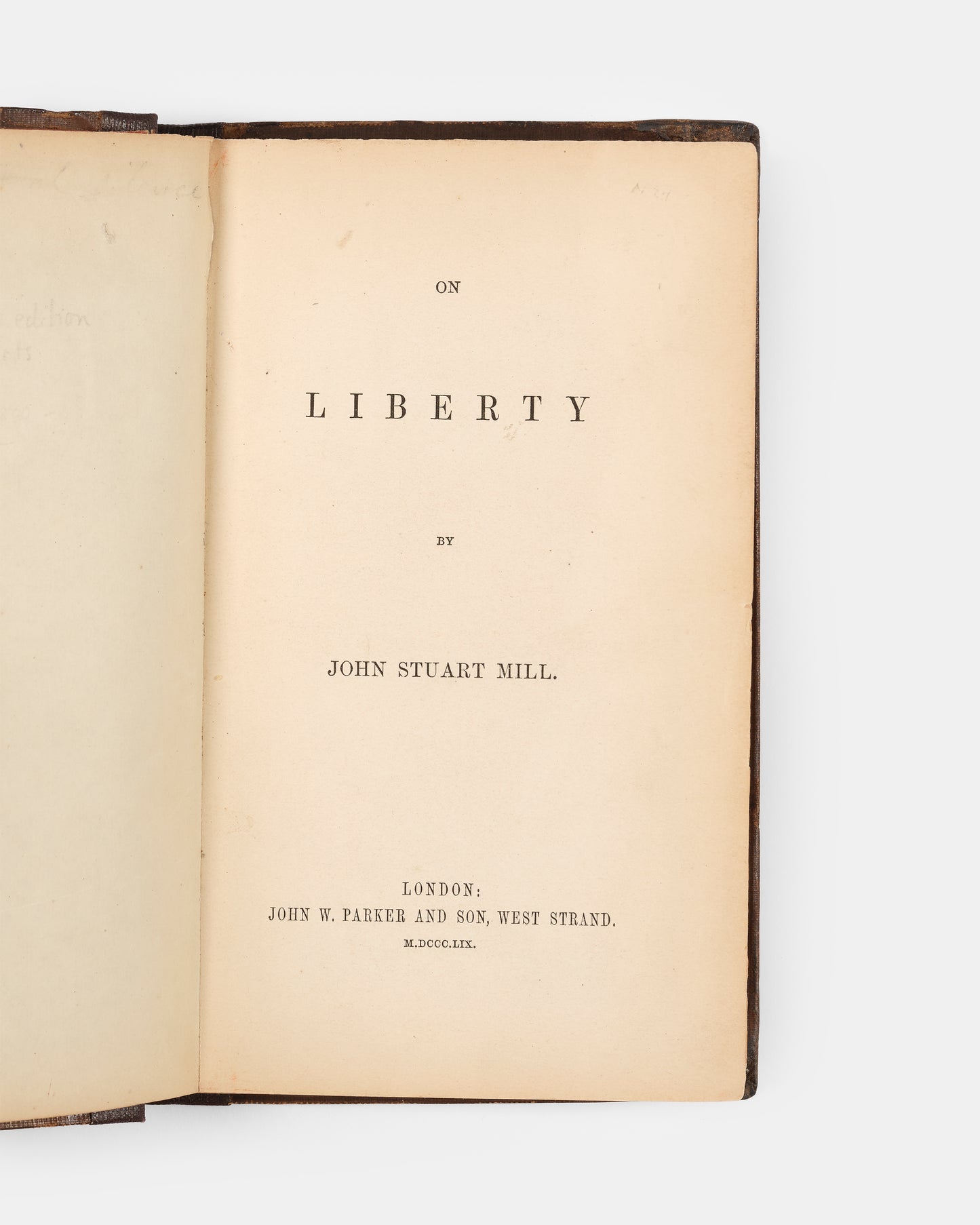 On Liberty.