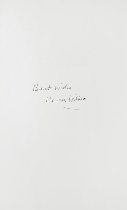An inscribed first edition of Maurice Wilkins' autobiography. Wilkins shared the 1962 Nobel Prize with Francis Crick and James Watson for the discovery of the double helix structure of DNA. 