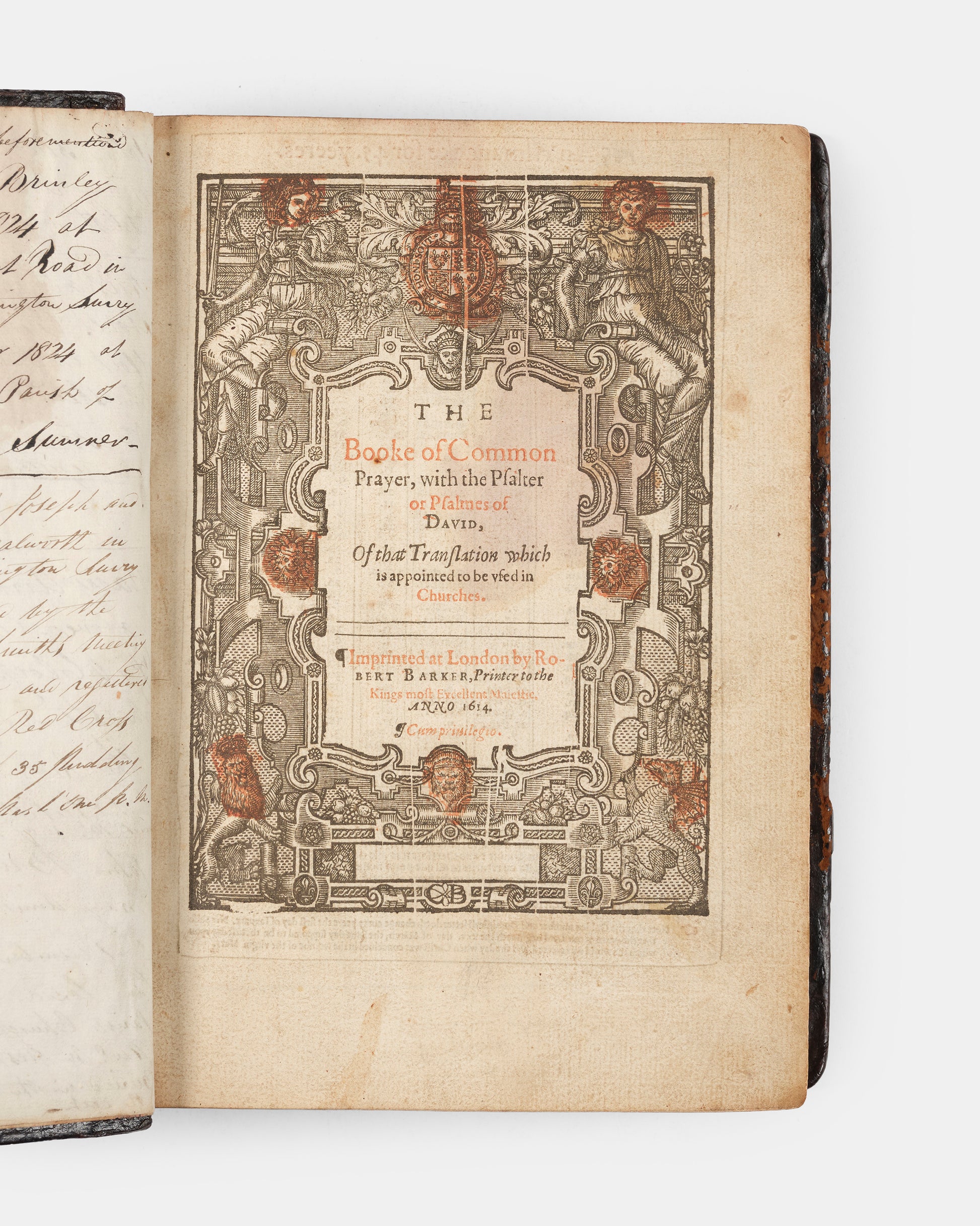 A superb, rare complete example of the Geneva Bible, bound with the Book of Common Prayer, Concordances and Pslam, in the original blind-panelled calf binding