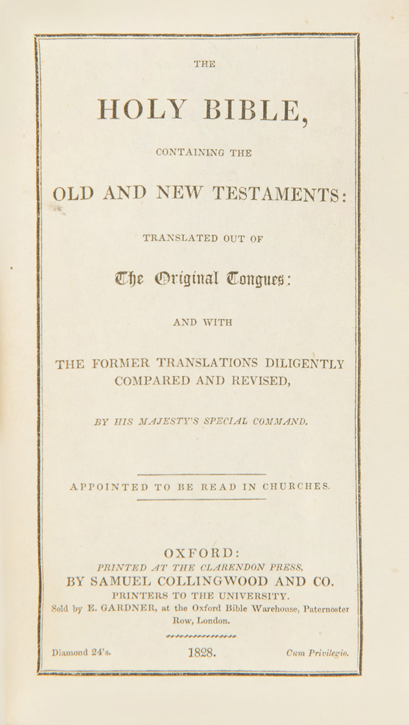 The Holy Bible,