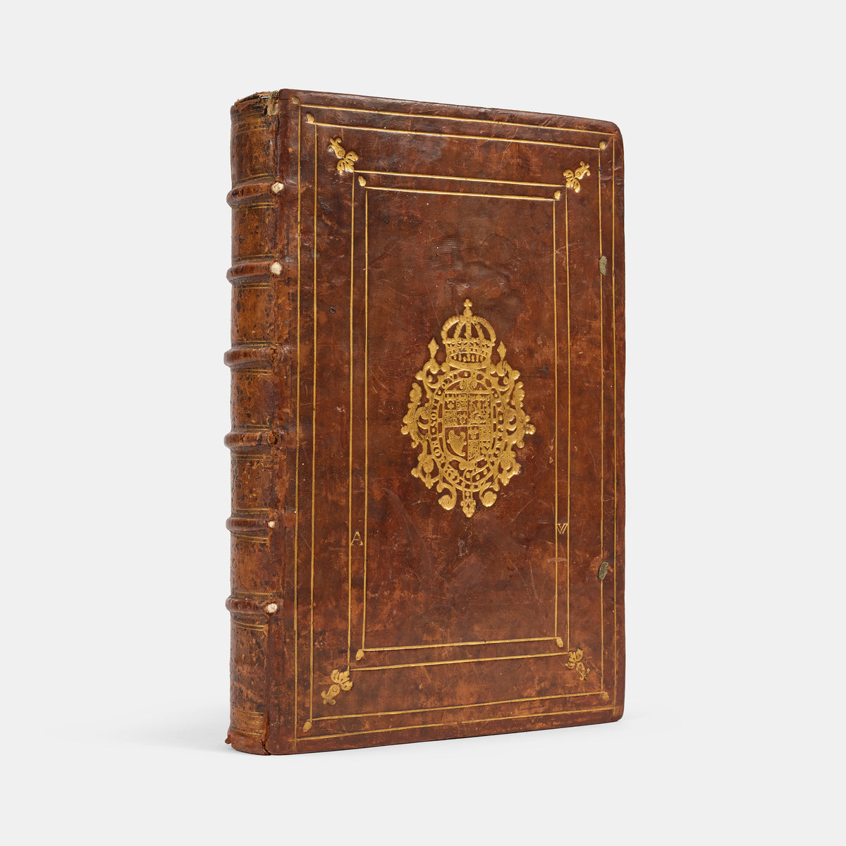 An excellent example of the second appearance in English of Paolo Sarpi's Historie of the Councel of Trent, bound in contemporary gilt panelled calf with the Royal Arms of King Charles I
