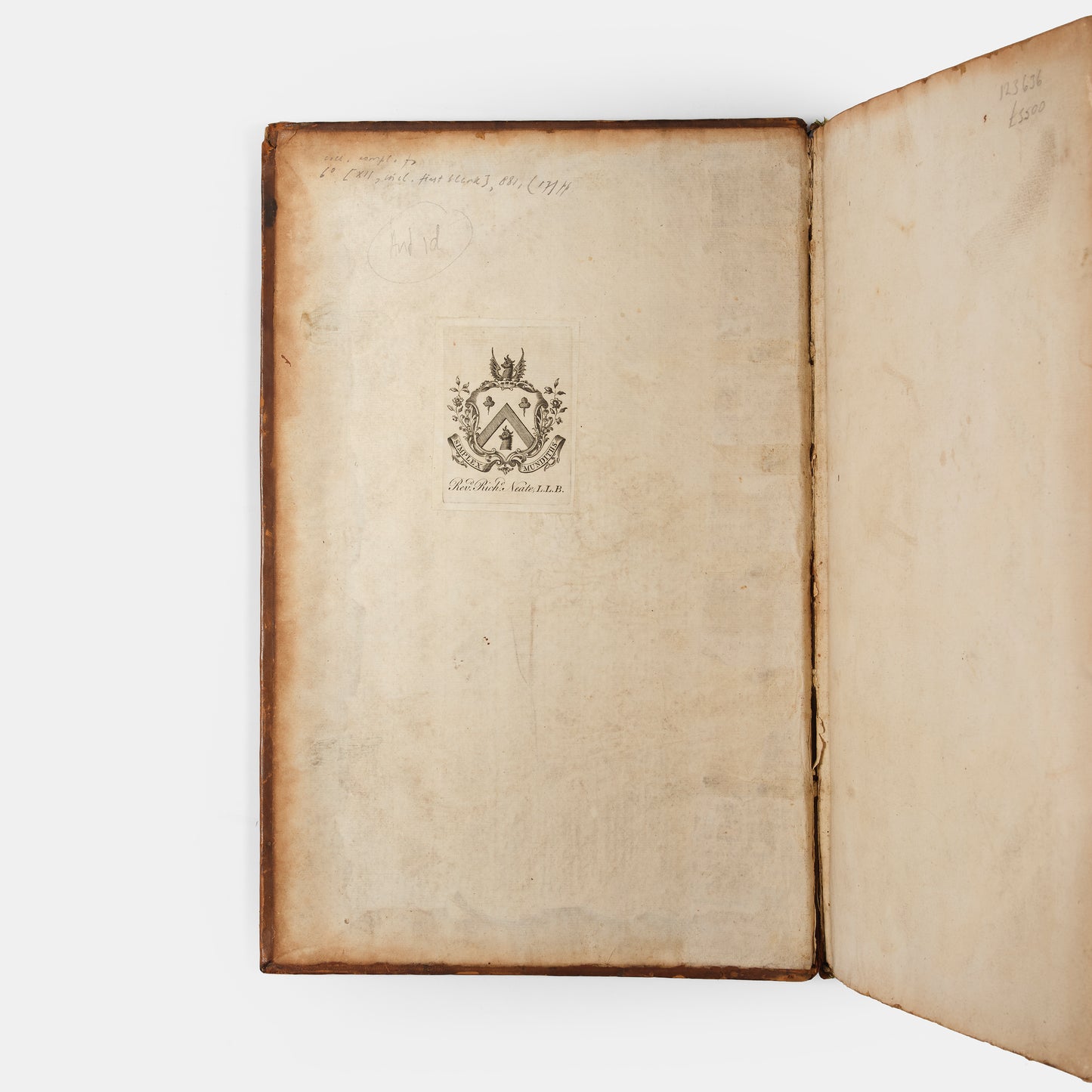 An excellent example of the second appearance in English of Paolo Sarpi's Historie of the Councel of Trent, bound in contemporary gilt panelled calf with the Royal Arms of King Charles I