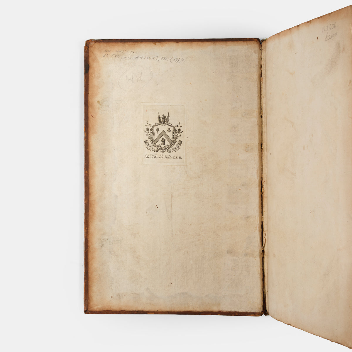 An excellent example of the second appearance in English of Paolo Sarpi's Historie of the Councel of Trent, bound in contemporary gilt panelled calf with the Royal Arms of King Charles I