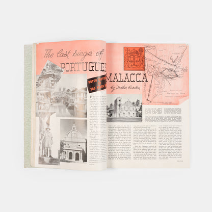 First edition of the 1941 issue of the The Straits Times Annual of Singapore, profusely illustrated and revealing life in Singapore and Southeast Asia.