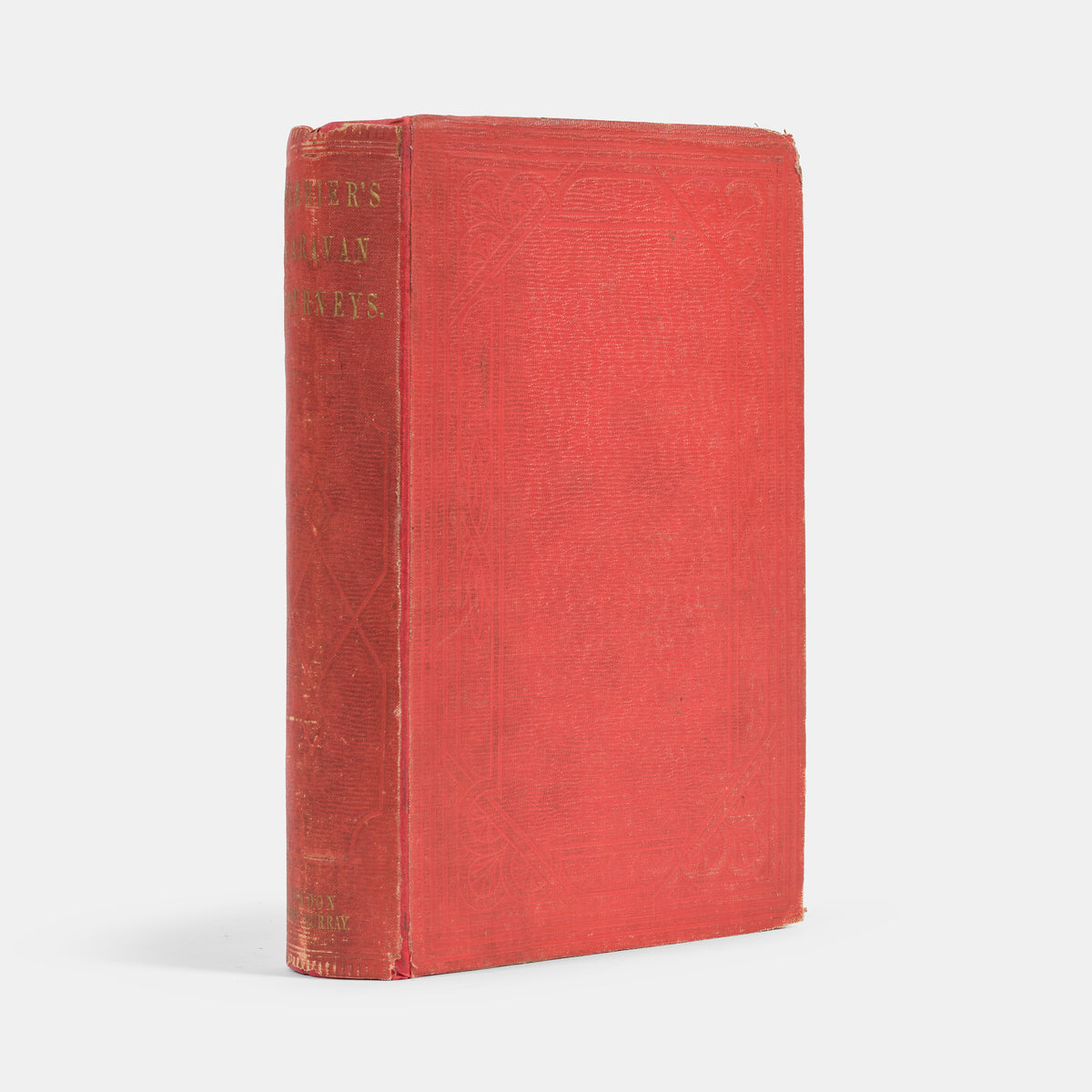 First edition in the original cloth of Caravan Caravan Journeys and Wanderings in Persia, Afghanistan, Turkistan, and Beloochistan, by Joseph Ferrier.
