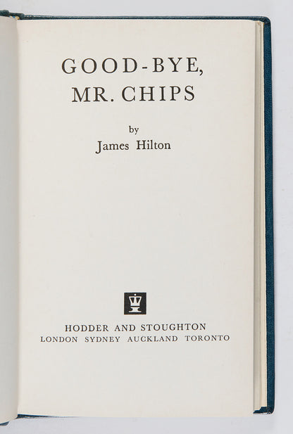 A Sangorski & Sutcliffe fine binding of Good-Bye, Mr Chips by James Hilton.