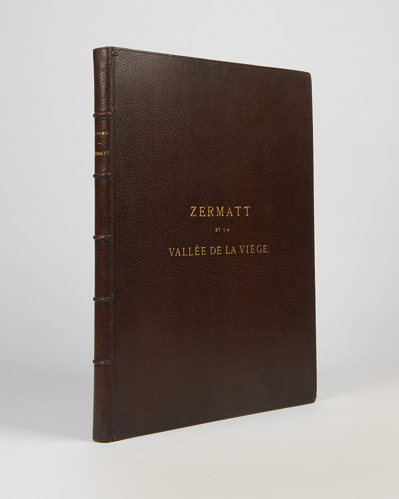 A handsome copy of Zermatt et la Vallée de la Viège by Emile Yung.