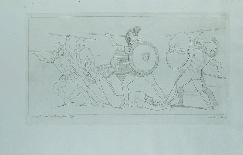 First editions of the Odyssey and the Iliad of Homer, by John Flaxman and Thomas Piroli.