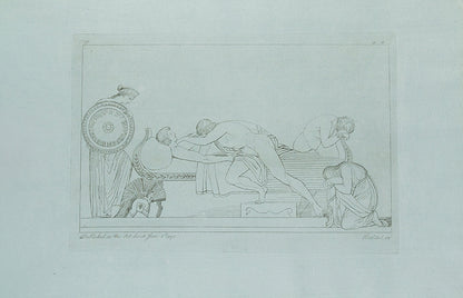 First editions of the Odyssey and the Iliad of Homer, by John Flaxman and Thomas Piroli.