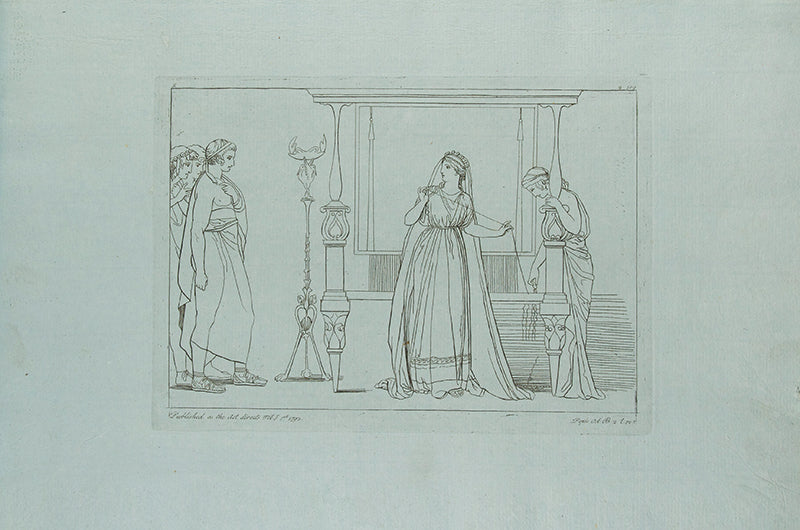 First editions of the Odyssey and the Iliad of Homer, by John Flaxman and Thomas Piroli.