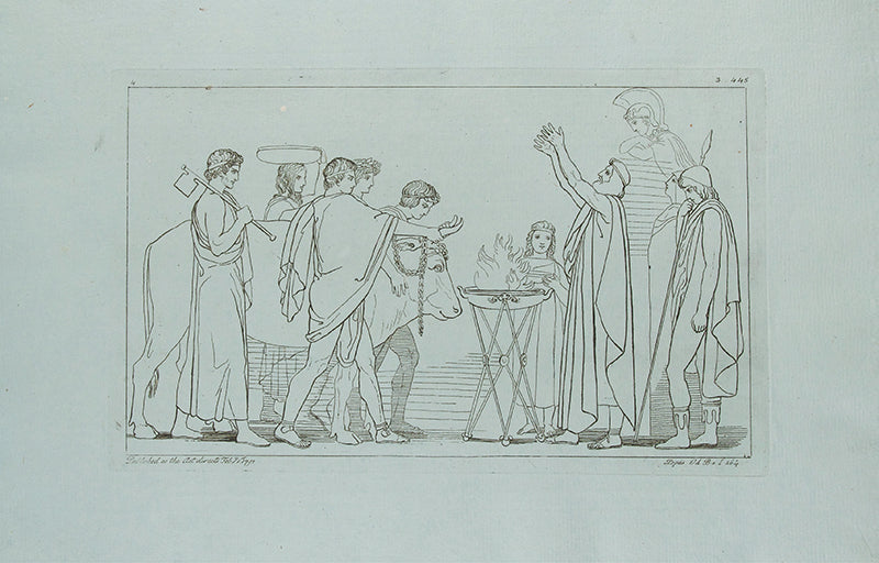 First editions of the Odyssey and the Iliad of Homer, by John Flaxman and Thomas Piroli.