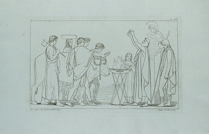 First editions of the Odyssey and the Iliad of Homer, by John Flaxman and Thomas Piroli.