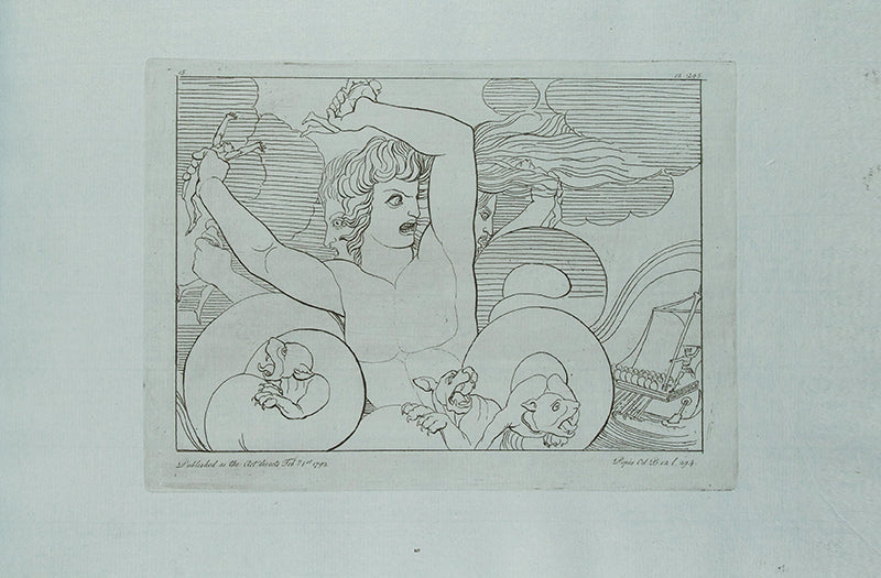 First editions of the Odyssey and the Iliad of Homer, by John Flaxman and Thomas Piroli.