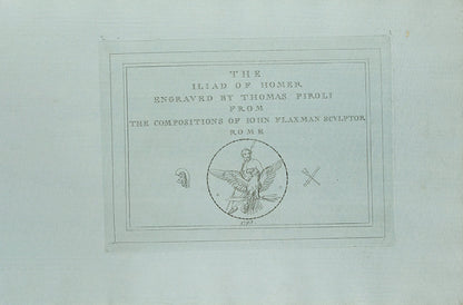 First editions of the Odyssey and the Iliad of Homer, by John Flaxman and Thomas Piroli.