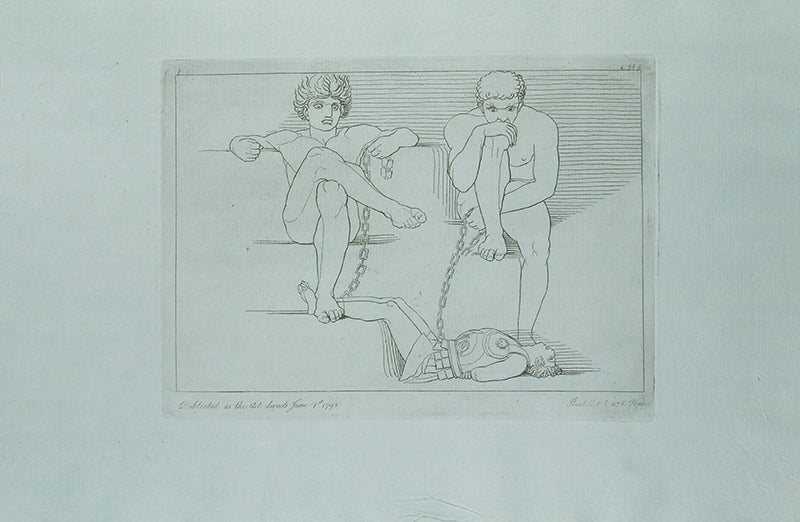 First editions of the Odyssey and the Iliad of Homer, by John Flaxman and Thomas Piroli.