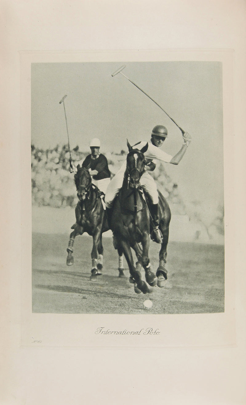 Internation Sport: Polo is a wonderful collection of the most notable contemporary polo players and their ponies with 45 black and white portraits, arranged by Alphons Stock.