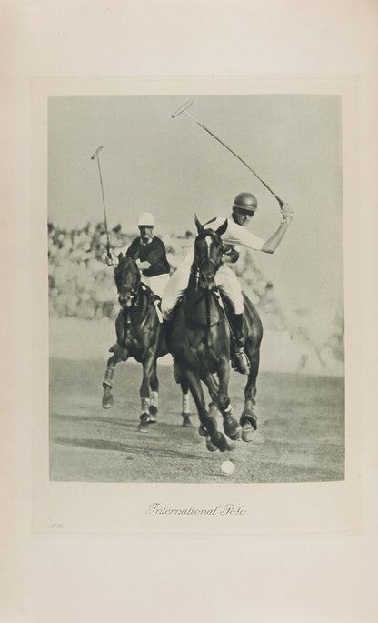 Internation Sport: Polo is a wonderful collection of the most notable contemporary polo players and their ponies with 45 black and white portraits, arranged by Alphons Stock.