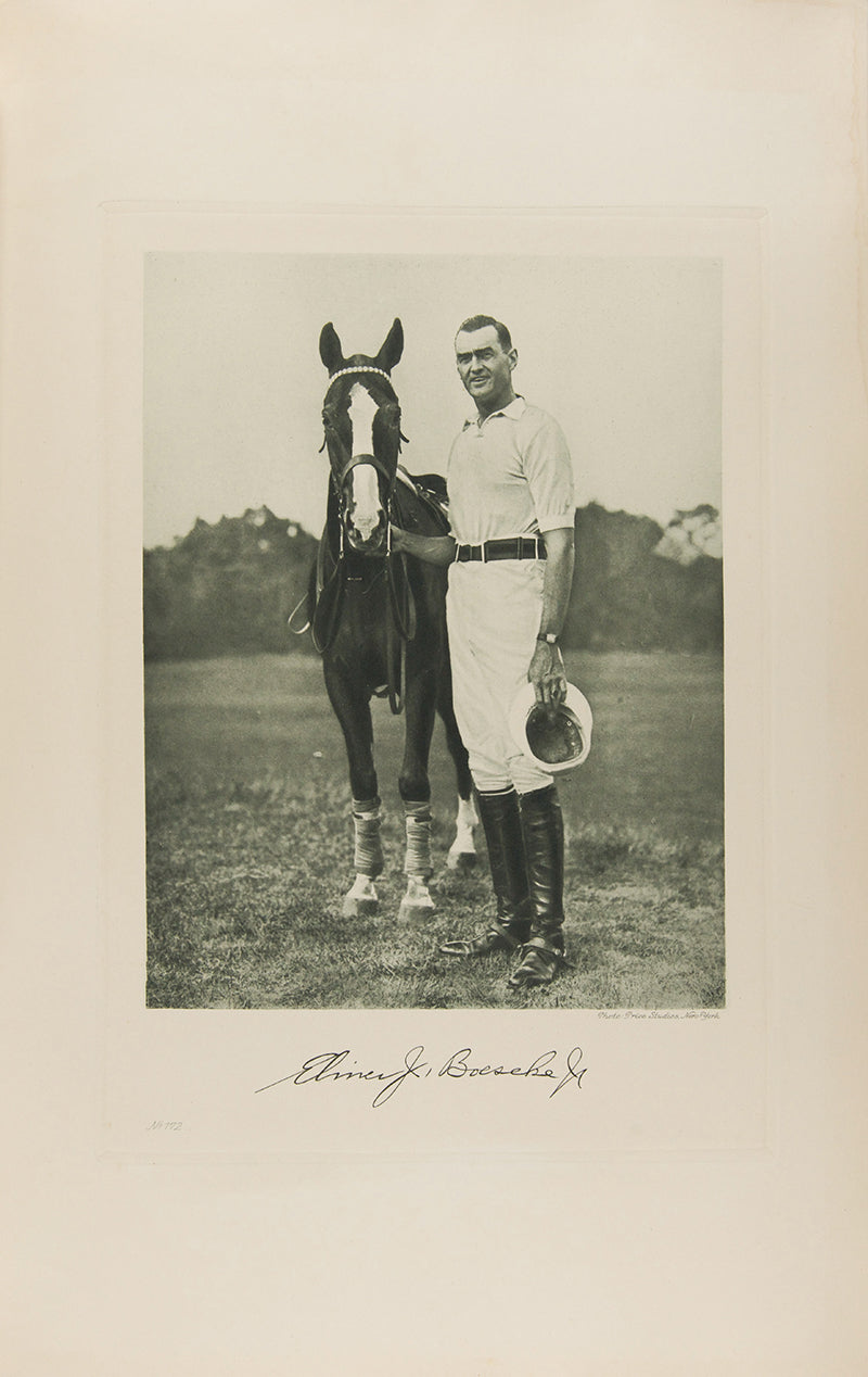 Internation Sport: Polo is a wonderful collection of the most notable contemporary polo players and their ponies with 45 black and white portraits, arranged by Alphons Stock.