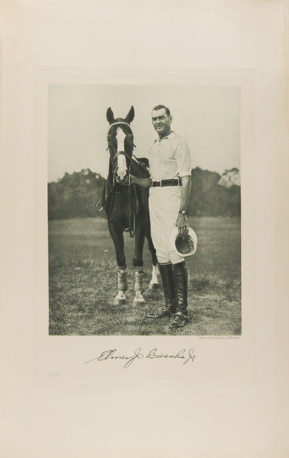 Internation Sport: Polo is a wonderful collection of the most notable contemporary polo players and their ponies with 45 black and white portraits, arranged by Alphons Stock.