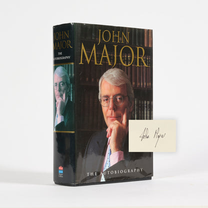 A signed first edition of John Major's autobiography, who served as Prime Minister of the United Kingdom and Leader of the Conservative Party from 1990 to 1997.