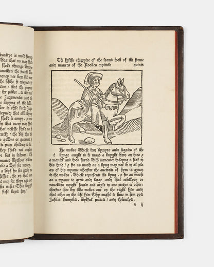 The first facsimile edition of the second book printed in the English language, The Game of Chesse from the press of William Caxton