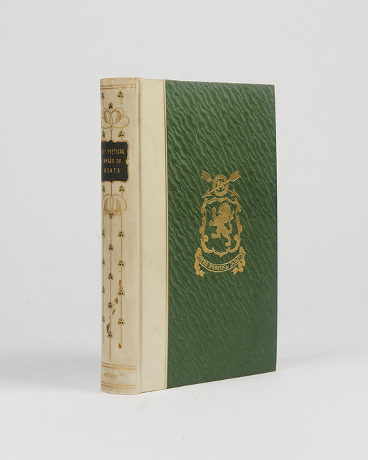 A lovely copy of The Poetical Works by John Keats.